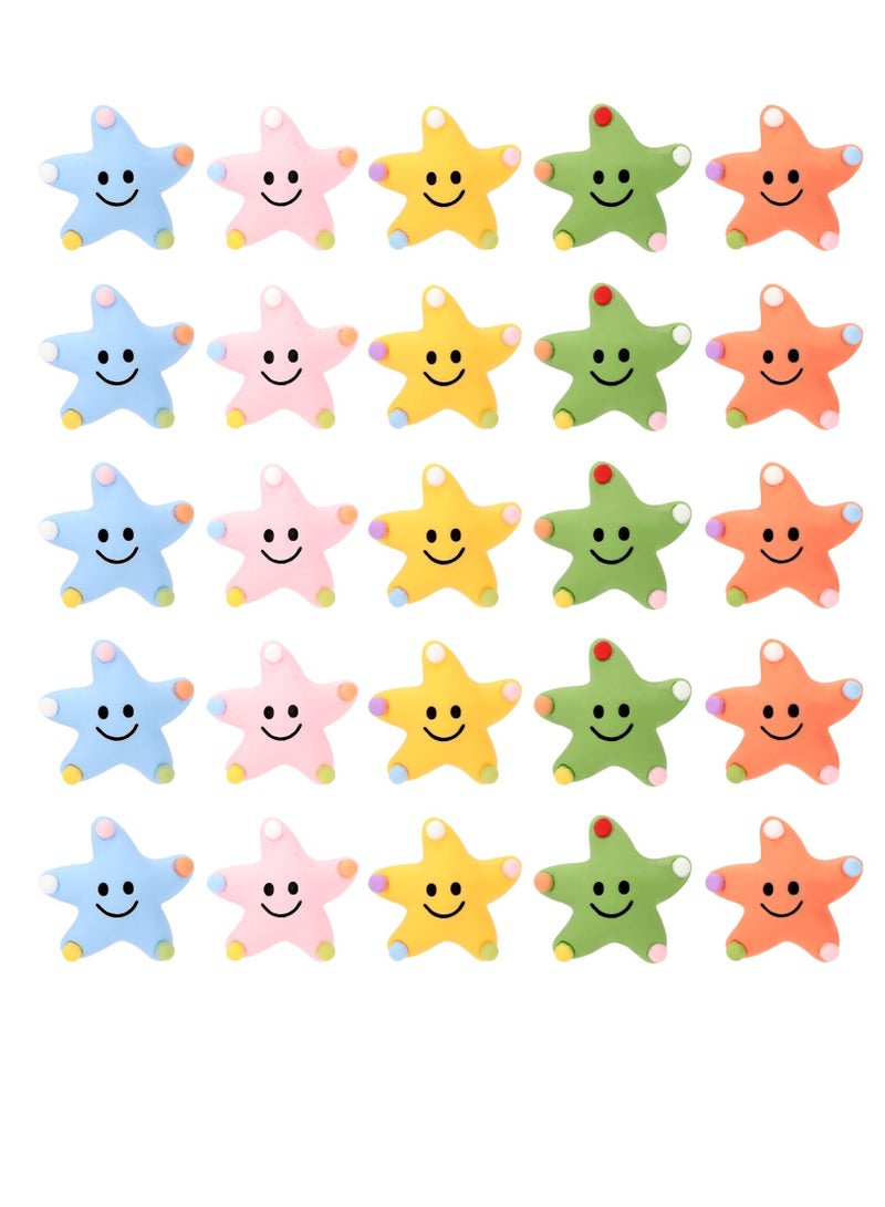 Excefore Starfish Fridge Magnets, 25pcs Refrigerator Magnets, Decorative MagnetsSmall and Cute Magnets,for Locker Whiteboard Home Office Decor - Image 1