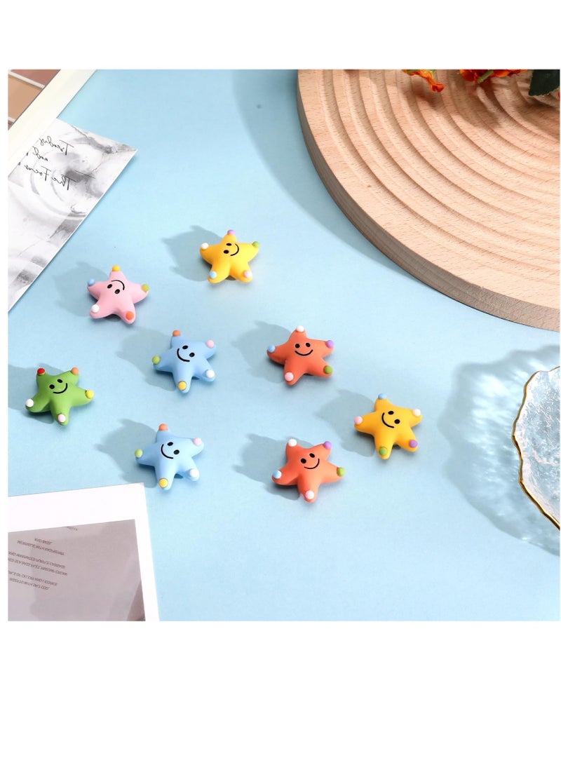 Excefore Starfish Fridge Magnets, 25pcs Refrigerator Magnets, Decorative MagnetsSmall and Cute Magnets,for Locker Whiteboard Home Office Decor - Image 3