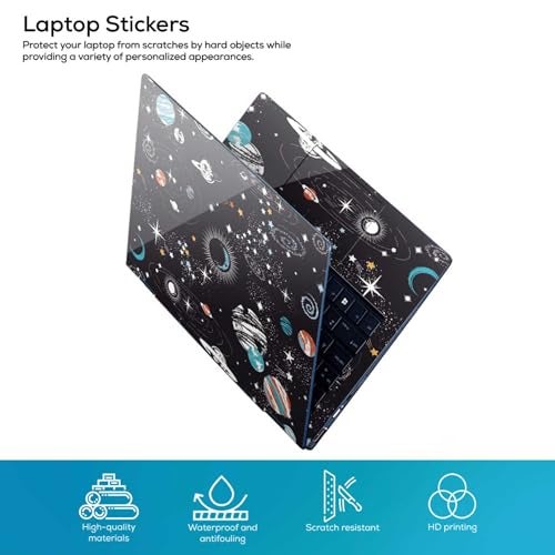 Inkykart DSGN 54 Full Body Laptop Skin Bubble-Free| Laminated| Removable| HD Quality Sticker for Laptops Upto 15.6 Inches Compatible with Hp/Dell/Acer/Lenovo/Asus etc. - Image 2
