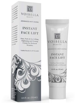 Voibella Beauty Instant Face Lift Cream - Best Eye, Neck & Face Tightening, Lifting & Firming Serum 15ml 