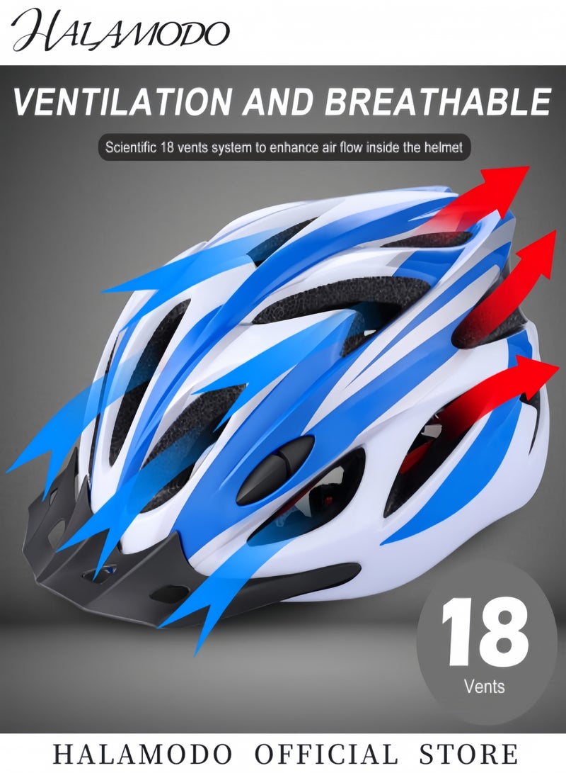 HALAMODO Adult Bike Helmet Lightweight Cycling Helmet Premium Quality Bicycle Helmet Adjustable Riding Helmet Head Safety Protection for Adults Youth Mountain Road Biker - Image 4