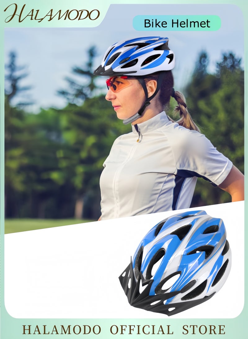 HALAMODO Adult Bike Helmet Lightweight Cycling Helmet Premium Quality Bicycle Helmet Adjustable Riding Helmet Head Safety Protection for Adults Youth Mountain Road Biker - Image 1