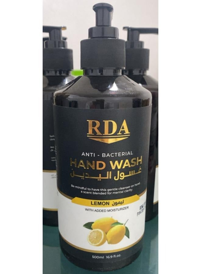 غسول اليدين برائحة اليمون 500 مل