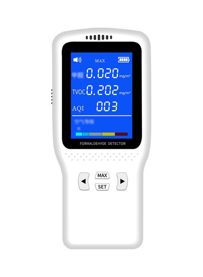 NIBEMINENT ZYG-030 Multifunctional Air Quality Monitor White 18.70x5.00x10.60cm - Image 1