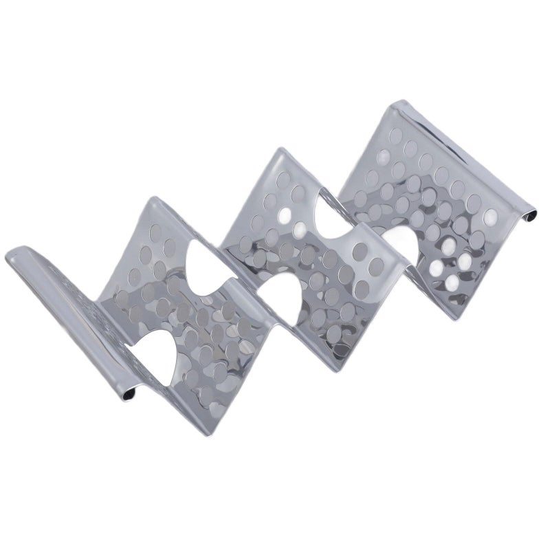 4 Piece Oven Safe Stainless Steel Taco Stands And Tortilla Holder Tray Set - Image 4