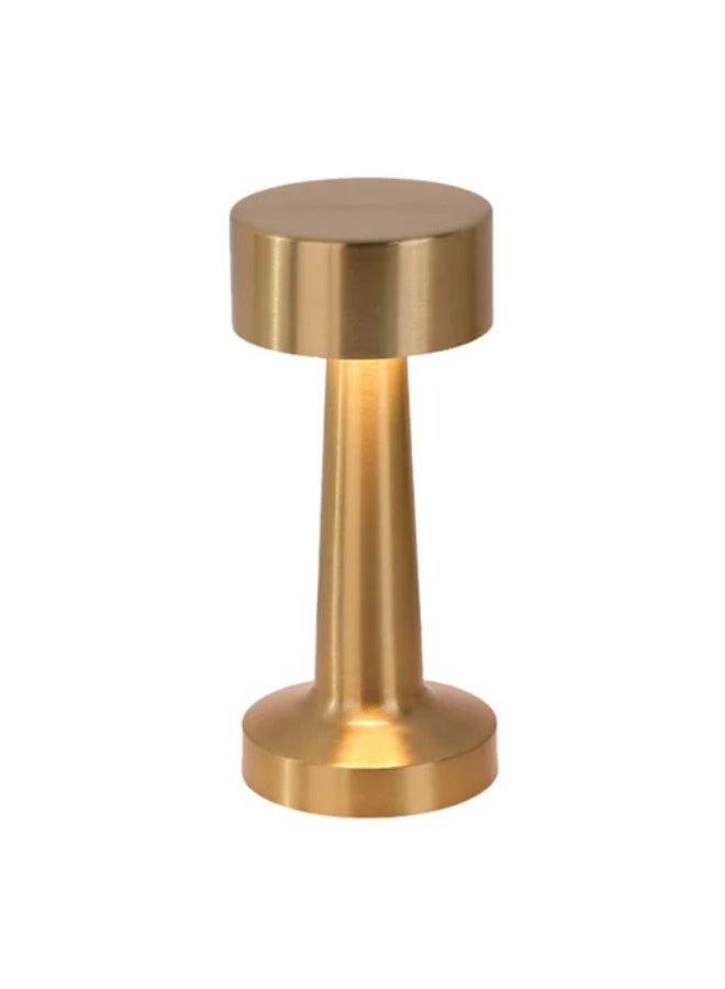 كروني مصباح مكتبي من الألومنيوم على شكل دمبل من كروني - تحكم ذكي باللمس مع إضاءة بيضاء دافئة 2700 كلفن وتصميم بطارية قابلة لإعادة الشحن لغرفة النوم وغرفة القراءة - Image 2