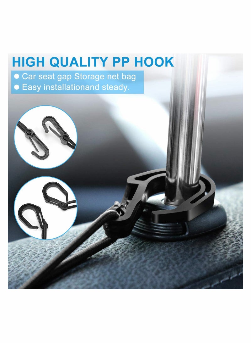 KASTWAVE Car Mesh Organizer, 3-Layer Car Net Pocket Handbag Holder, Four-Side Elasticity Car Purse Net - Image 4