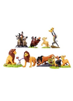 Trunkin Trunkin The Lion King PVC Action Figures Set of 9 Pcs - Simba l Nala l Rafiki l Pumba l Zazu l Timon l Mufasa Figurine Collectibles  - Image 1