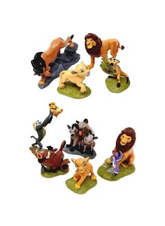 Trunkin Trunkin The Lion King PVC Action Figures Set of 9 Pcs - Simba l Nala l Rafiki l Pumba l Zazu l Timon l Mufasa Figurine Collectibles  - Image 4