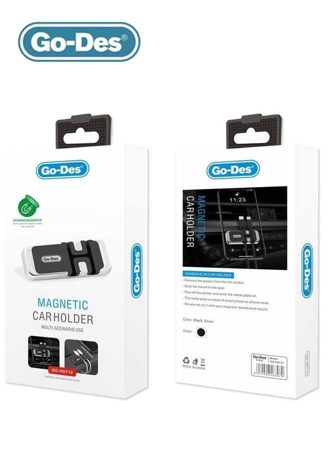جو-ديز حامل مغناطيسي للسيارة متعدد الاستخدامات من Go-Des GD-HD712 - Image 1