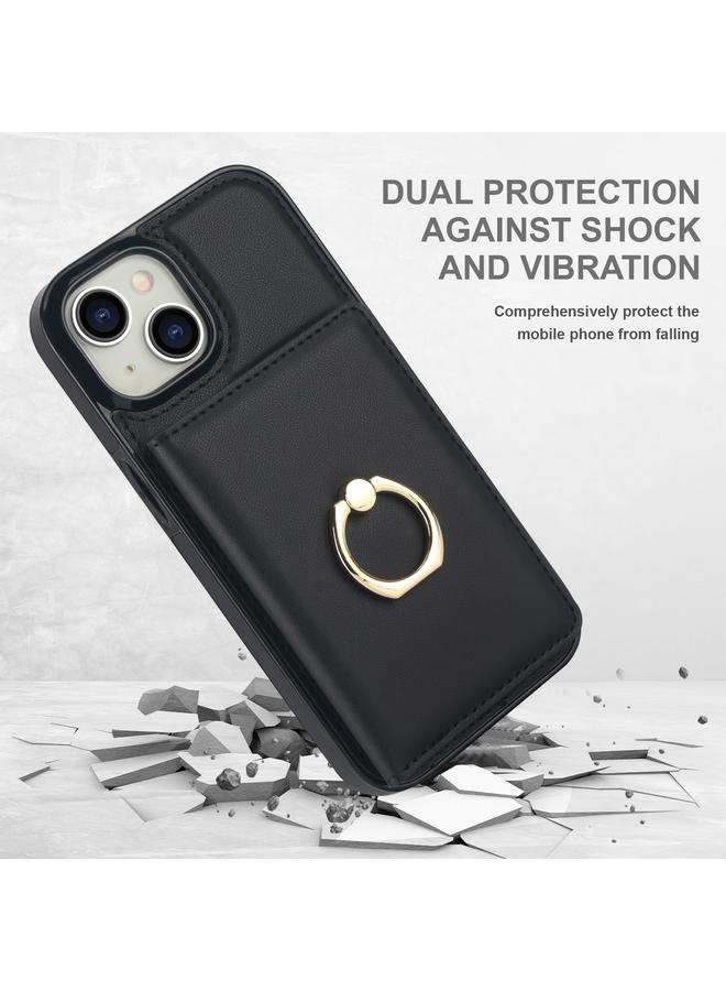 اس-توب جراب لهاتف iPhone 15 Plus مزود بحلقة بطاقة RFID مضادة للسرقة - Image 2