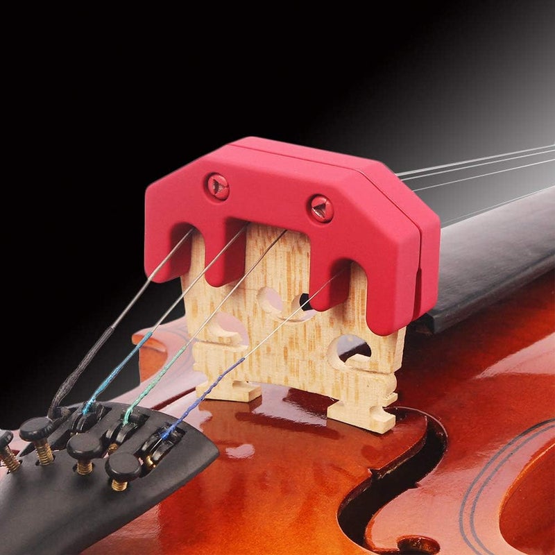 Violin Practice Mute, Professional Practice Violin Mute Musical Instruments Accessory (Black 01 - Image 4