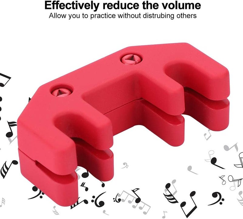 Violin Practice Mute, Professional Practice Violin Mute Musical Instruments Accessory (Black 01 - Image 2