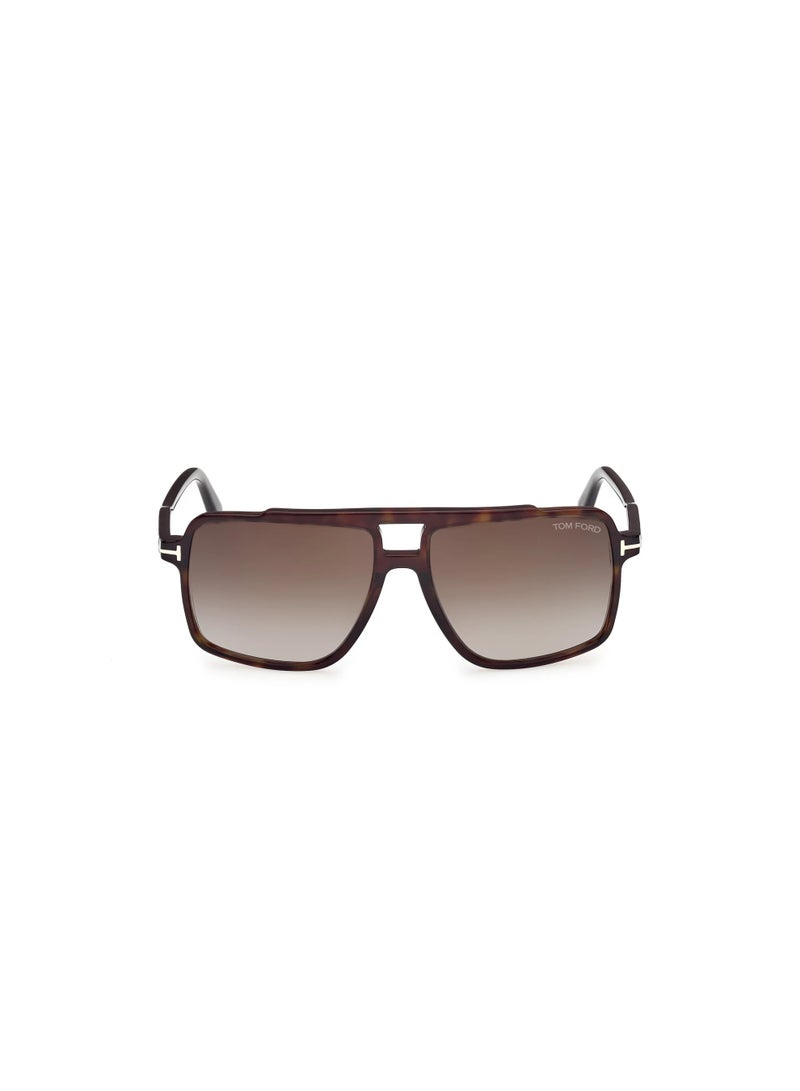 توم فورد نظارات شمسية رجالية من توم فورد كيمب FT1177 52B بإطار كامل - Image 2