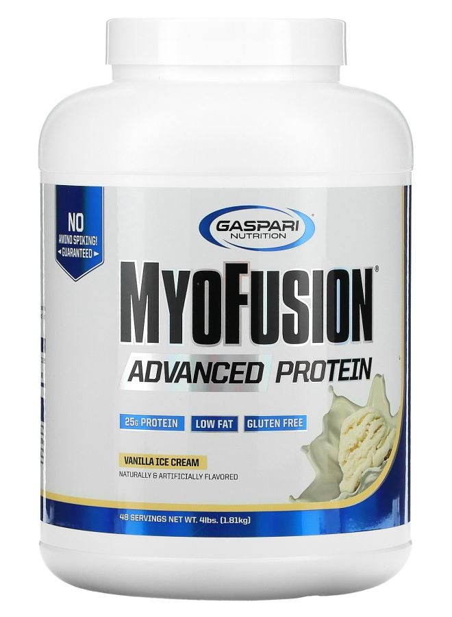 Gaspari Nutrition MyoFusion Advanced Protein Vanilla Ice Cream 4 lbs (1.81 kg)