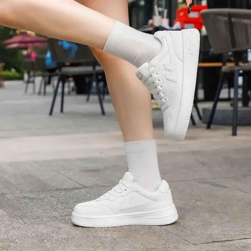 White Shoes, Men''s and Women''s Shoes, New Light-Soled White Sneakers, Couple''s Sports Shoes, Physical Hot Style Wholesale - Image 3