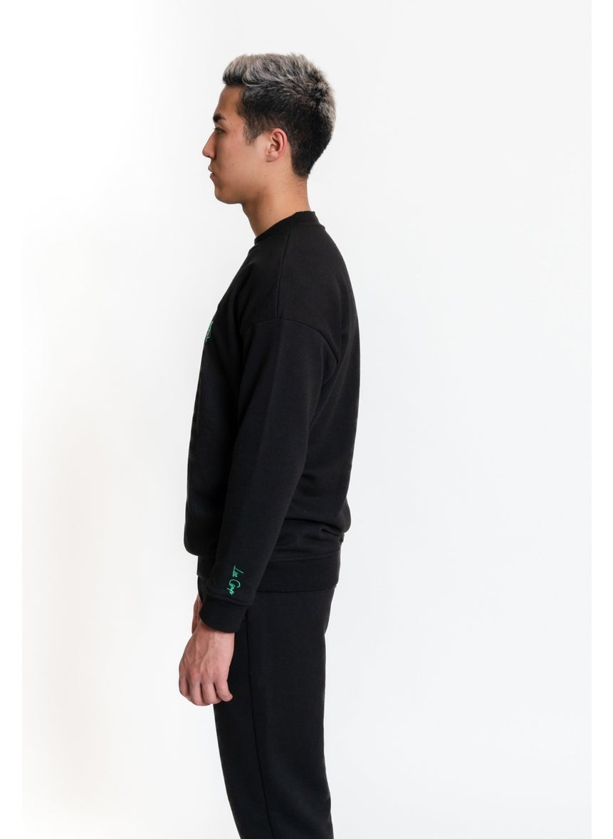 Luo Camp Sweatshirt 02 - Black Men's Tracksuit Top  - Image 5