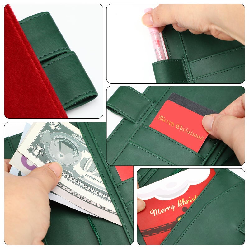Fullhawl Velvet Cover for A5 Notebooks Planner Cover for Weeks Cousin A5 Planner Inserts & Refill Paper 6.4 x 9 Inches Refillable Notebook Cousin for Student (Red) - Image 5