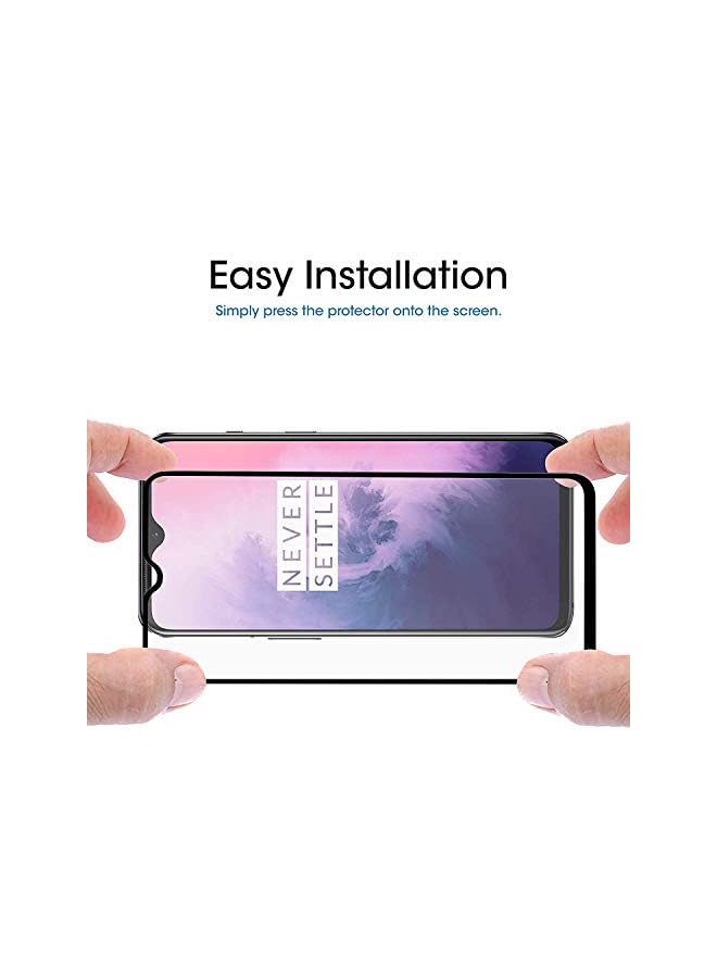 erorex Protector For Oneplus 7, Tempered Glass - Shock Proof, Anti-Scratch, Anti-Shatter, Bubble Free, Clear Hd Clarity Full Coverage Case Friendly Easy Application (For 7) - Image 5