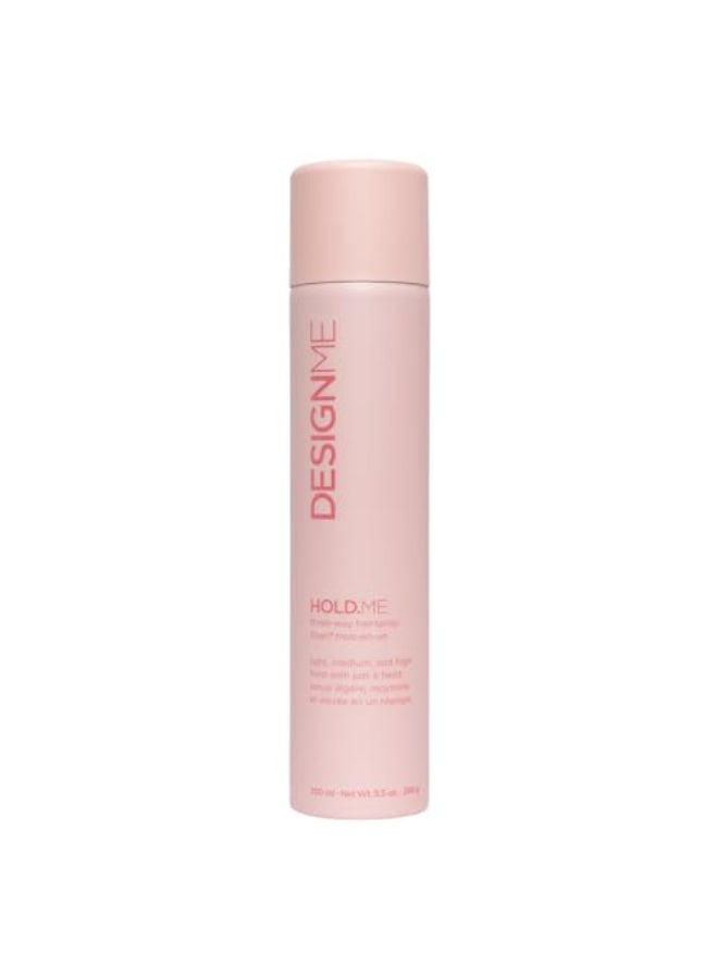 Design.ME HOLDME ThreeWay Hairspray by DESIGNME Hairspray with Light Medium High Hold Options Extra Hold Hair Spray with Thermal Protectors Vitamin B5 Scented Hair Setting Spray 95 Oz - Image 1