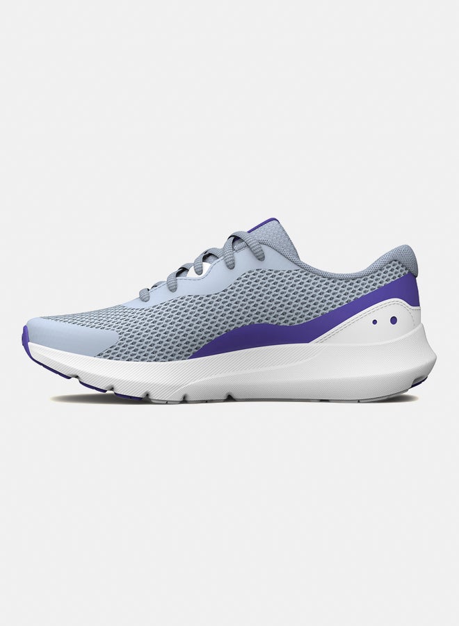 UNDER ARMOUR Girls' Grade School Surge 3 Running Shoes  - Image 4