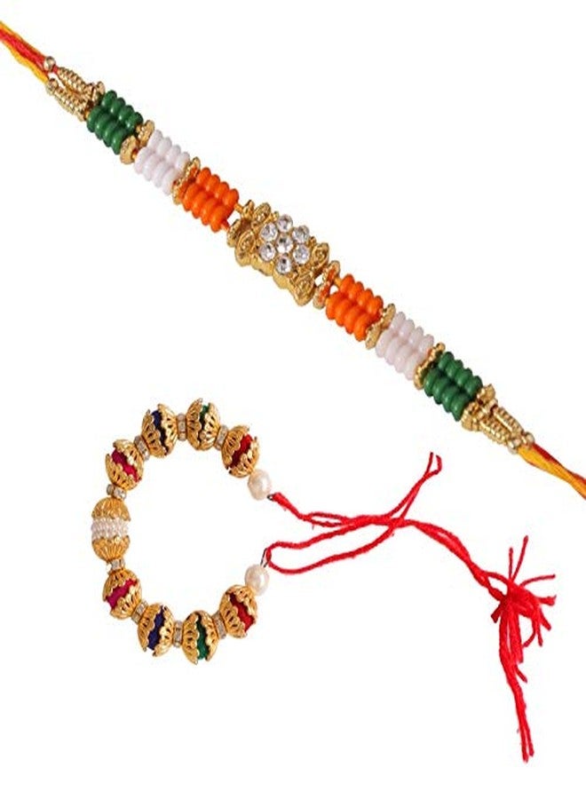 SUNINOW Designer Independence Day BHAIYA BHABHI Rakhi Combo