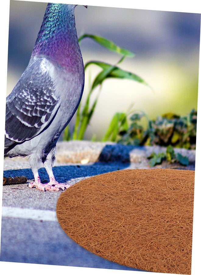VICASKY 4Pcs Natural Coconut Fiber Bird Nesting Mats Comfortable Breeding Pads for Pigeons and Birds Breathable and Durable Nest Cushions for Pet Care - Image 2