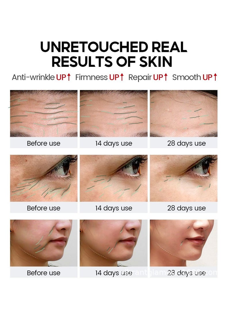 Vibrant Glamour Rapid Wrinkle Repair PRO+ Retinol Serum Wrinkles Anti-Aging Fine Lines Brighten & Whiten Delicate and Smooth Dull and Yellow Skin for Women 30ml - Image 3