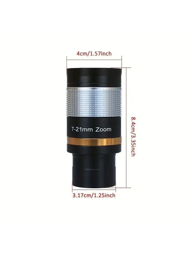8 24mm Zoom Eyepiece HD Metal Shell Multi Layer Broadband Green Coating Telescope - Image 3