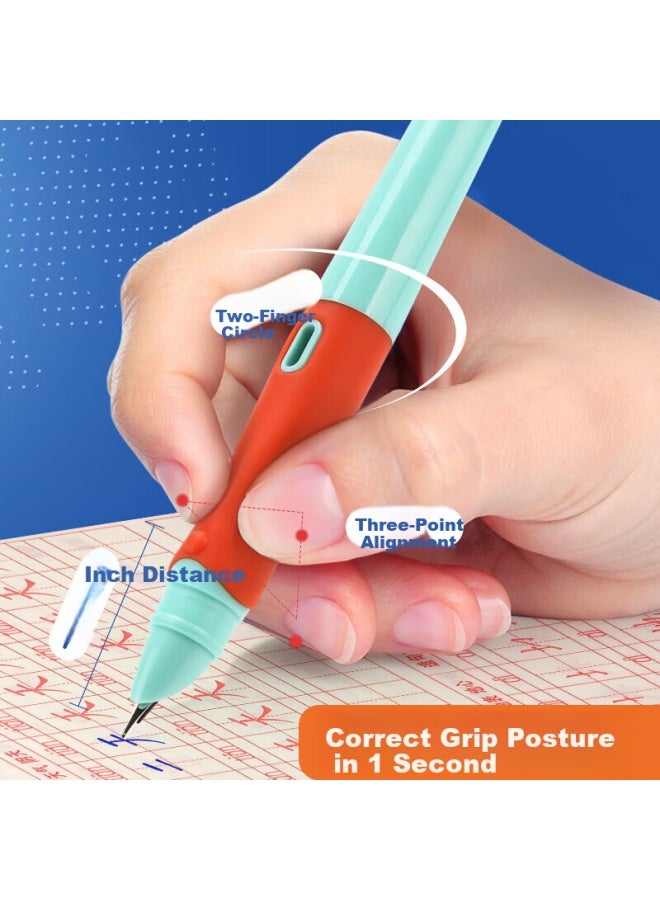 ام اند جي M&g Refillable Steel Pen With Erasable Pure Blue F Fine Nib 3.4mm Set, 1 قلم مع 6 حشوات, لون جسم القلم عشوائي, Hafp0758b3 1 مجموعة - Image 2