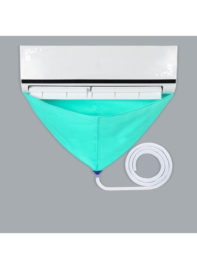 Split Air Conditioning Washing Bag AC Dust Cleaning Protective Service Cover with Drain Port Water Pipe - Image 5