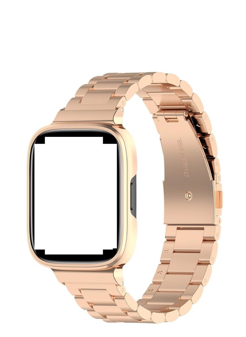 Metal Bracelet Stainless Steel Men Women Replacement Bracelet Preservative Sweat Watch Strap for Xiaomi Redmi Watch 3 Active ROSE GOLD - pzsku/ZF36E78E0C9FCB241AE86Z/45/_/1733692543/64ffb14a-2fbb-4a84-929b-2f89d9525649