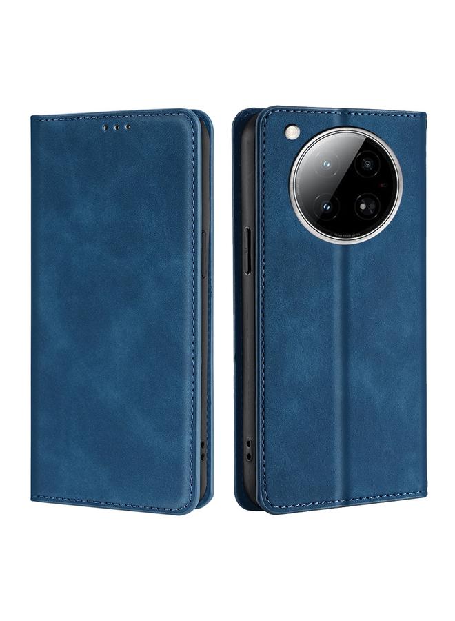 S-TOP Case For Infinix Zero 40 4G Skin Feel Magnetic Leather Phone Case - Image 1