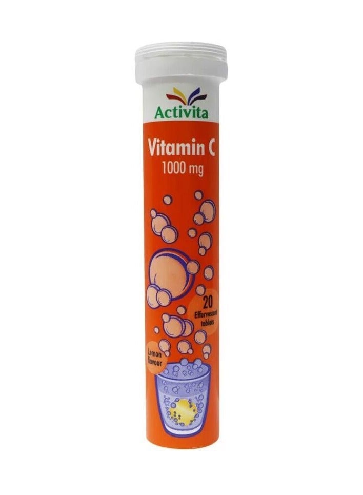 ACTIVITA VITAMIN C 1000 MG 20 Effervescent Tablet Lemon Flavour