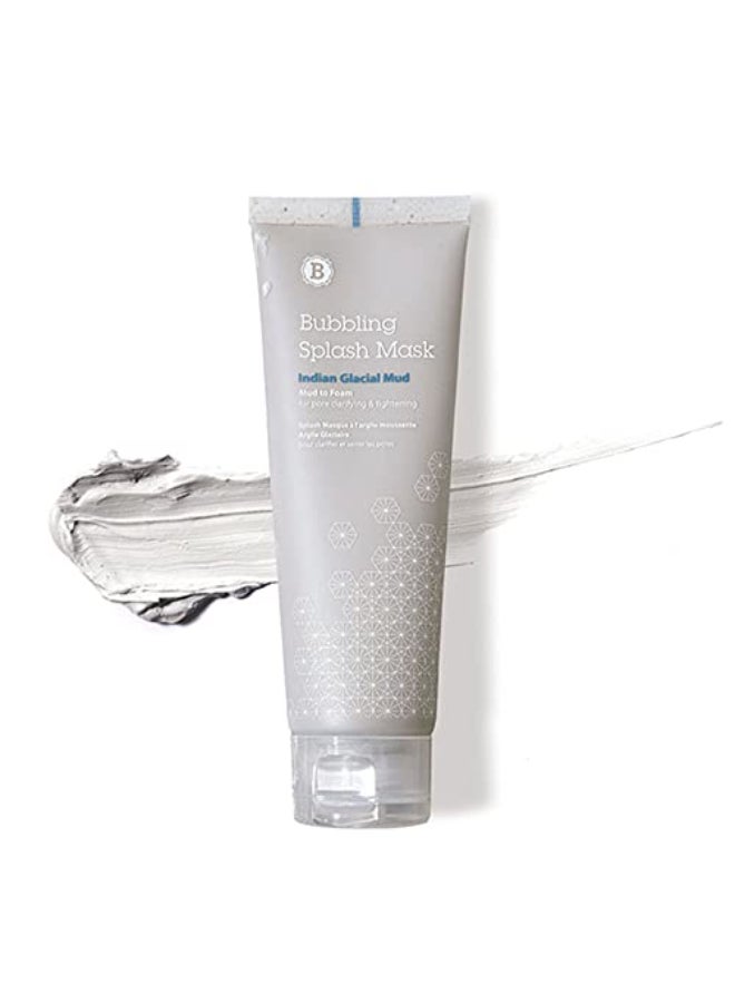 BLITHE Bubbling Splash Mask Pore Care for Face Indian Healing Clay Mask Mud for Pore Tightening Blackhead Remover Korean Face Mask Skin Care for Oily Skin Pimple 4 Fl Oz - Image 1