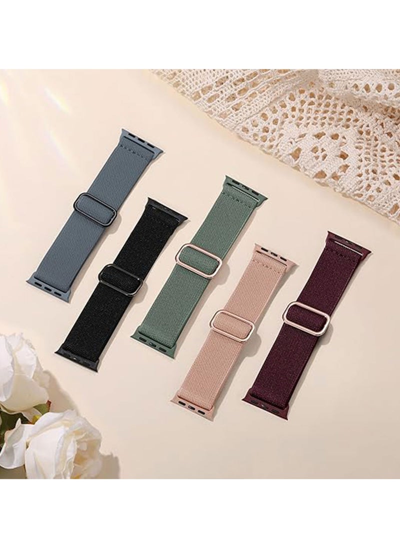 Mmmon - Stainless Steel  compatible withApple Watch Band 38mm 40mm 41mm 42mm 44mm45mm 46mm 49mm, Clasp Band for iWatchSeries 10,9,SE,87 6 5 4 3 2 1,Ultra, Women Men - Image 1