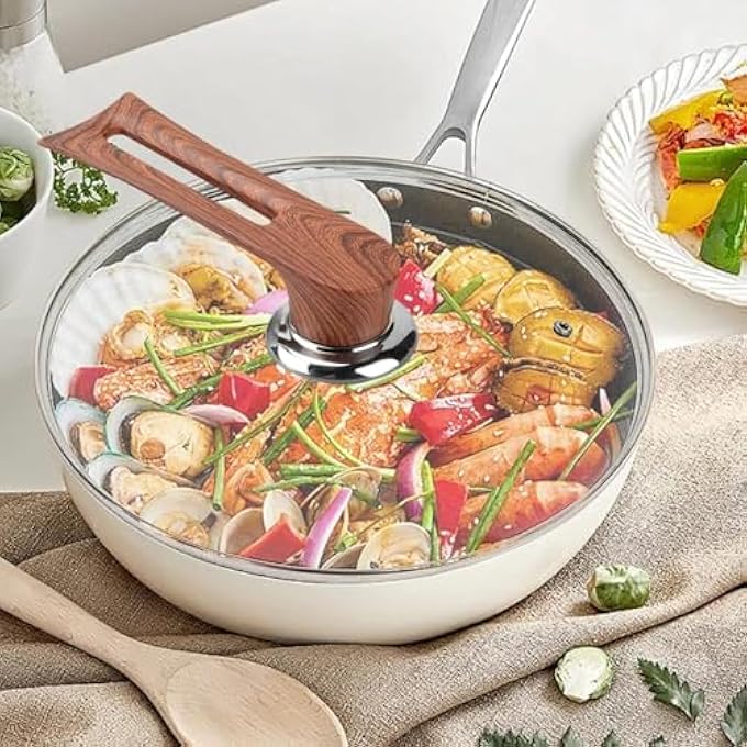 كيلا مقبض غطاء القدر، حامل مقبض غطاء المقلاة، مقبض بديل سهل التركيب لأواني الطهي وأواني الحساء - Image 4