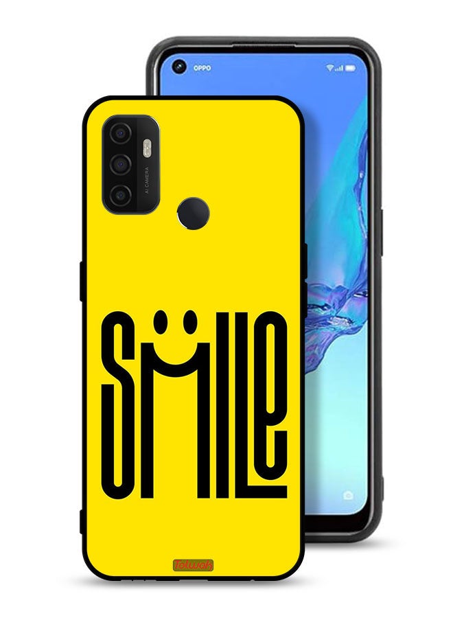 Tolwak Oppo A53s Protective Case Cover Smile Art - Image 1
