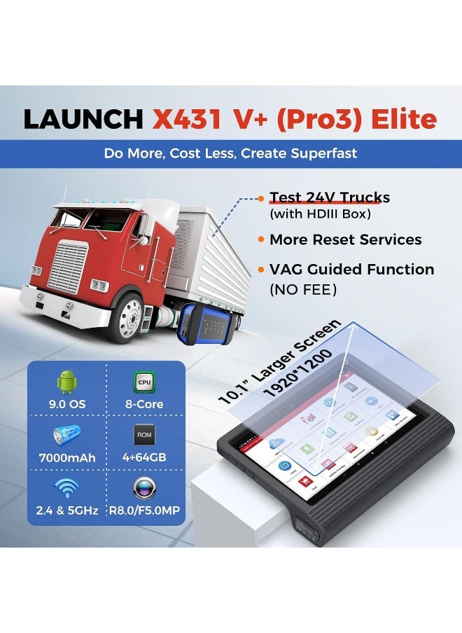 Launch Launch X431 V+ (Upgraded Version Of X431 V Pro) Bi-Directional Scanner  - Image 5