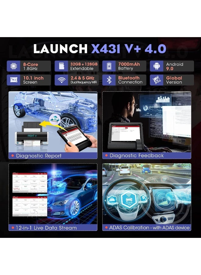Launch X431 V+ (Upgraded Version Of X431 V Pro) Bi-Directional Scanner