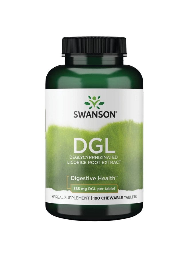 SWANSON Dgl (Licorice) 385 Milligrams 180 Chwbls - Image 1