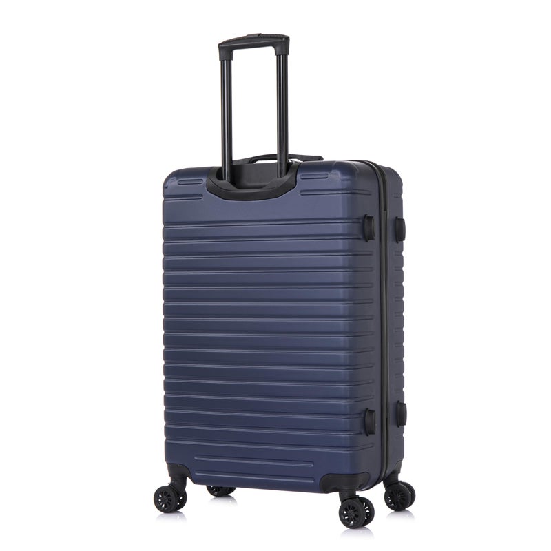 InUSA DEEP Luggage with GEL Handle | Spacious Traveling Suitcases, Travel Suitcase with Dual Spinner Wheels and Studs | 28 Inch Large Hardside Luggage | Blue - Image 5