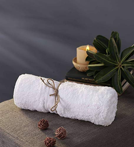 Bombay Dyeing Santino Premium XtraLarge 100 Cotton Bath Towel 550 GSM White 180cm x 90cm - Image 2