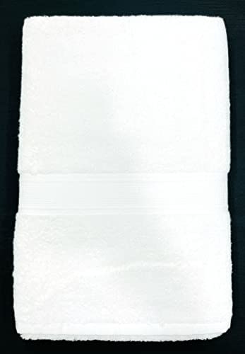 Bombay Dyeing Santino Premium XtraLarge 100 Cotton Bath Towel 550 GSM White 180cm x 90cm - Image 4
