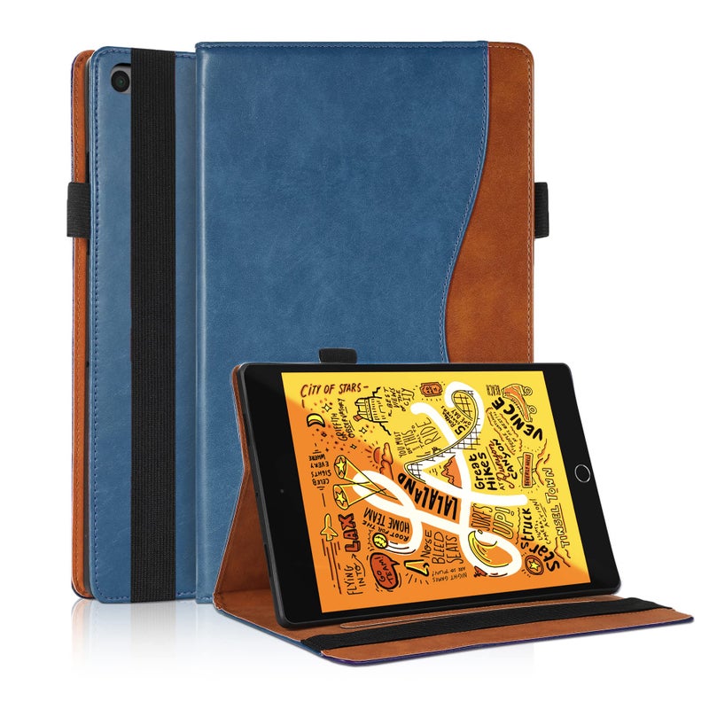 TIPOYOROO Case for iPad mini 5 Case, iPad mini 1/2/3/4/5th Generation Cover Bussiness Premium PU Leather Folio Stand Cover Flip Shell with Card Slot for iPad mini 5th/4th 7.9 inch Tablet -Navy Blue - Image 1