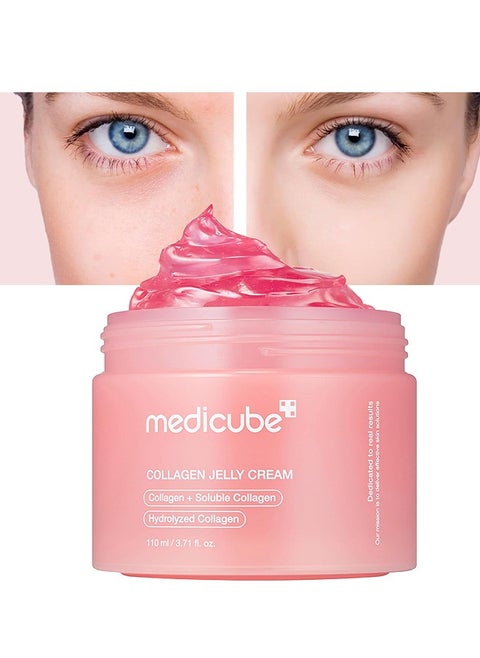 Collagen Jelly Cream, Boost Elasticity And Hydration, Reduce Fine Lines And Dullness, 110ml