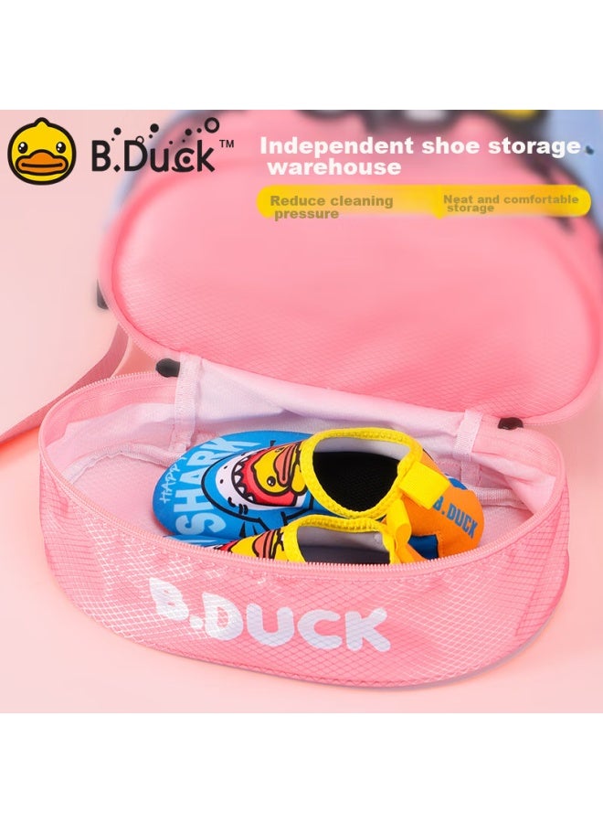 B.duck Children'S Waterproof Swim Bag With Drawstring, Portable Backpack For Boys And Girls, Wet And Dry Separation Sports Toiletry Storage Bag - Image 5