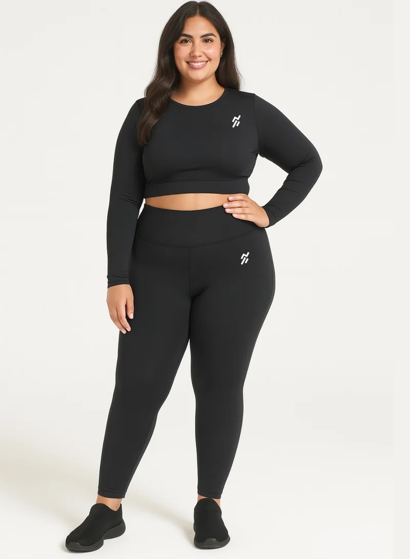 Moveletix  Plus Size Running Leggings with Pocket and Airpod slot for Women | Best Price UAE