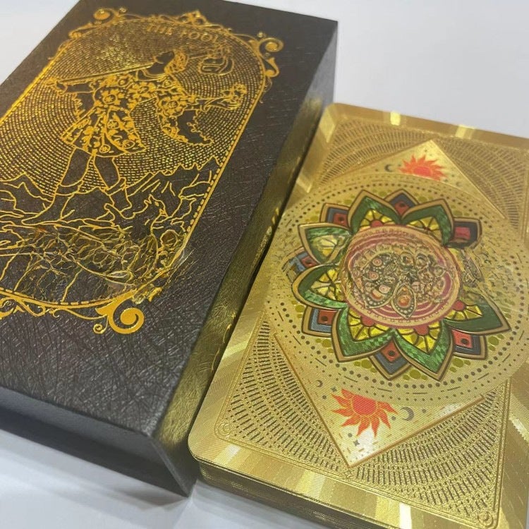 Gold Foil Tarot Cards Full Color Waterproof Tarot-Type C - Image 2