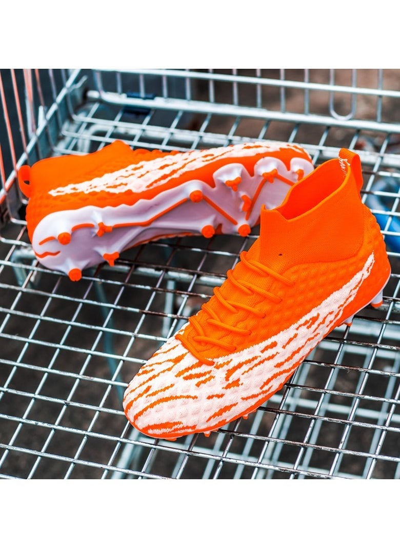 Generic - Men's Soccer Shoes for Outdoor Indoor Professional Teen Boys Soccer Shoes Unisex Soccer Shoes - Image 1
